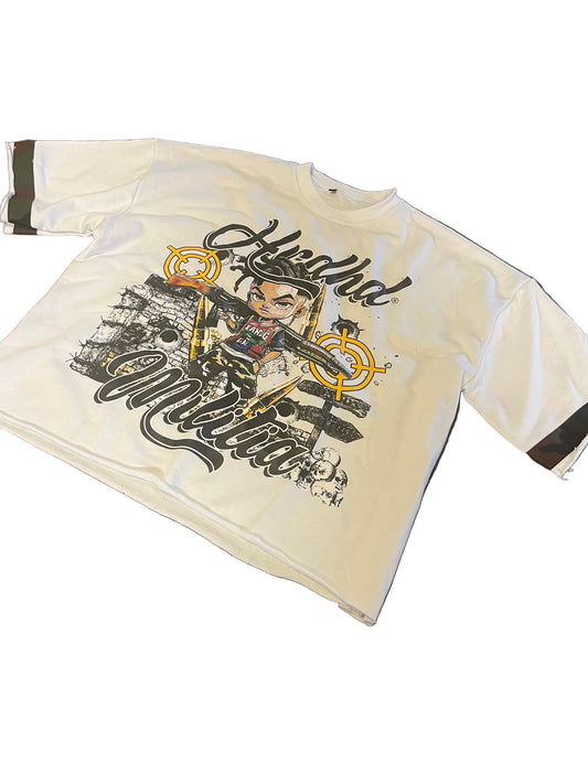 “Militant” Cropped Tee