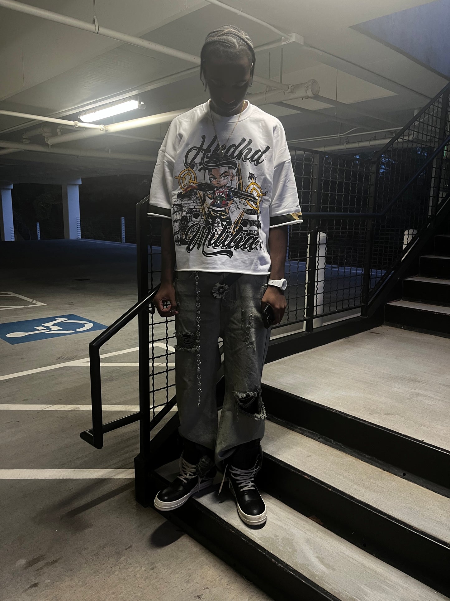 “Militant” Cropped Tee