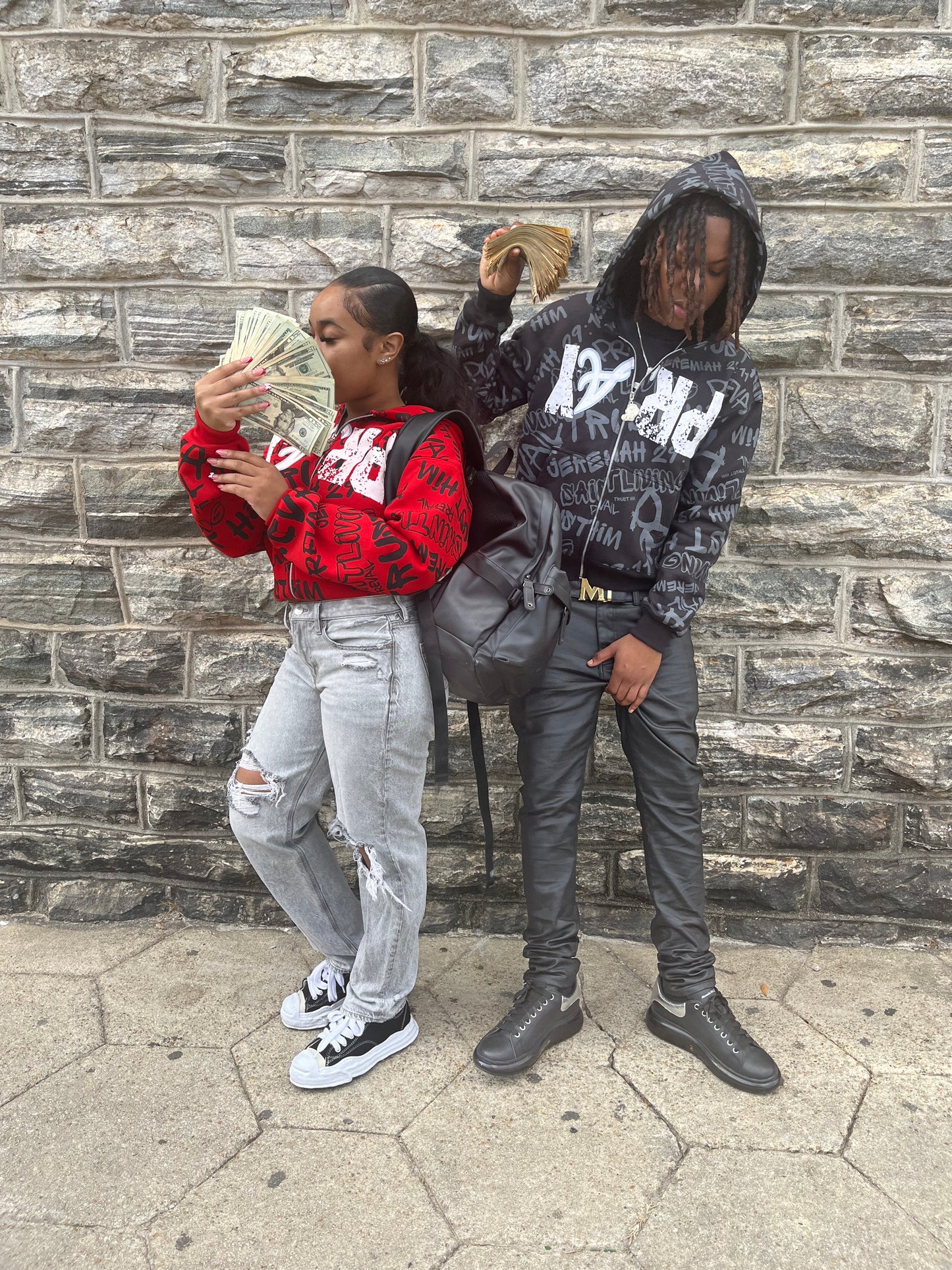 Graffiti "PRAY" Zip-Ups